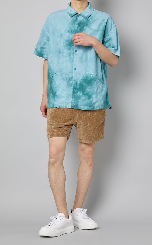 ナイロンタイダイオープンマウンパシャツ