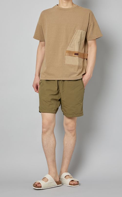 麻パイルリバーシブルショーツ