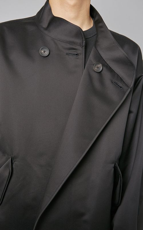 フィンクスサテンモッズコート