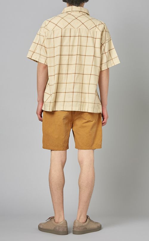 ライトオンスチェックオープン半袖シャツ