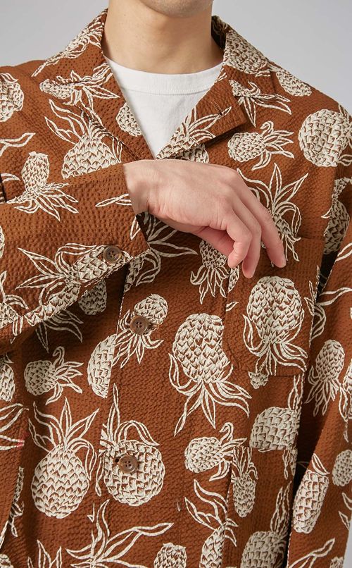 パイナップルプリントジャケット