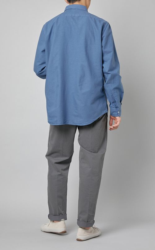 コットンレギュラーカラーシャツ