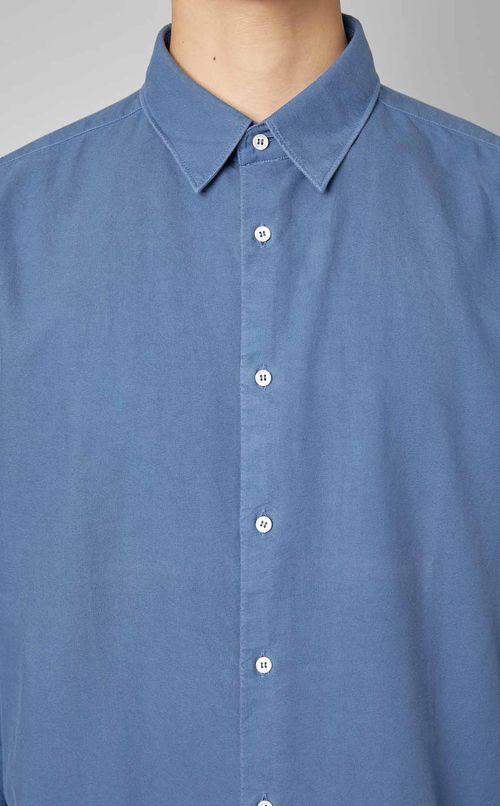 コットンレギュラーカラーシャツ