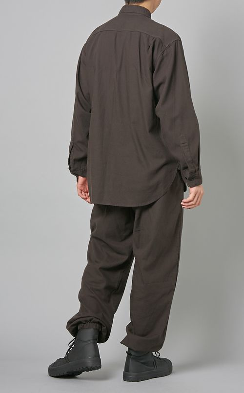 コットンシルクダブルポケットシャツ