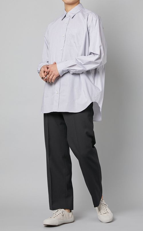 コットンレギュラーカラーシャツ