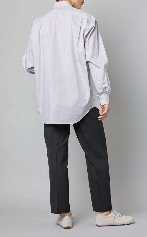 コットンレギュラーカラーシャツ