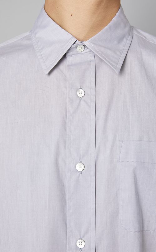 コットンレギュラーカラーシャツ