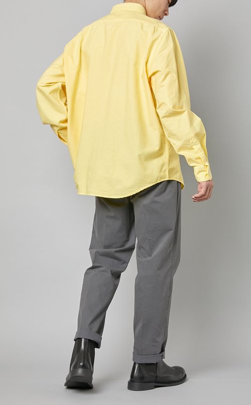 コットンレギュラーカラーシャツ