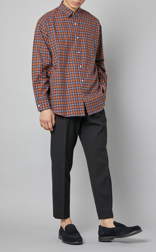 ウールテーパードパンツ