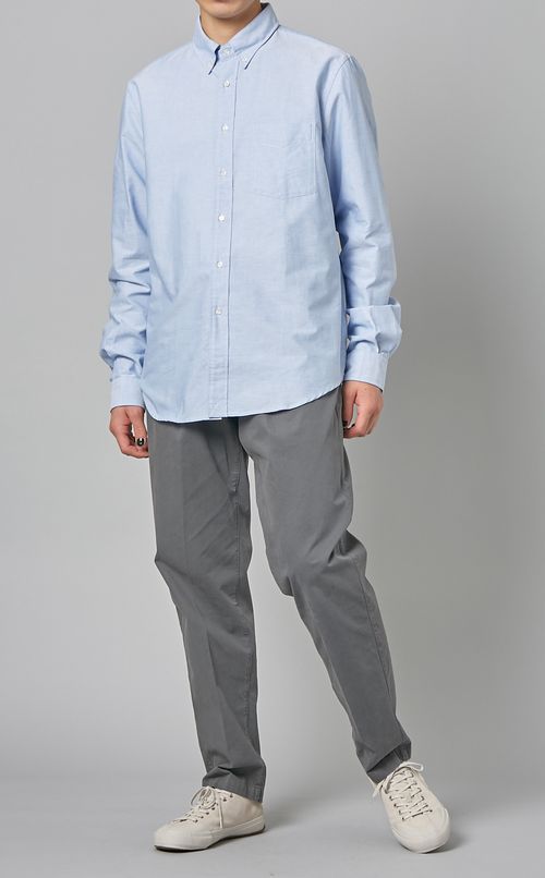 オックスボタンダウンシャツ