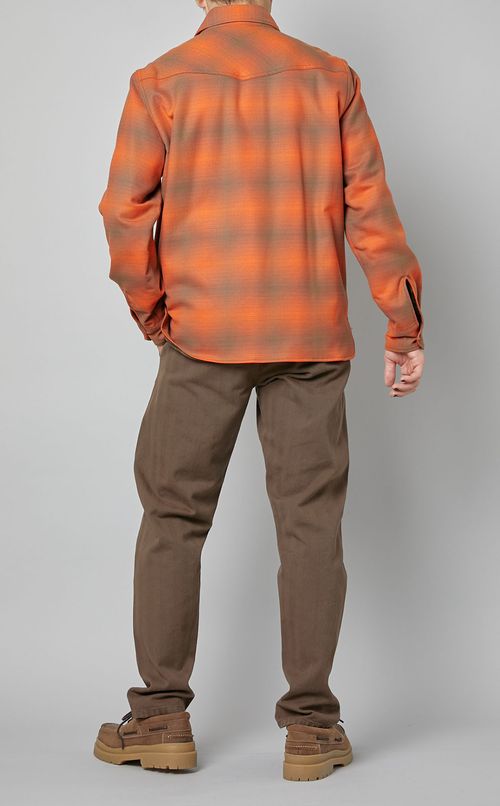 チェック中綿シャツジャケット