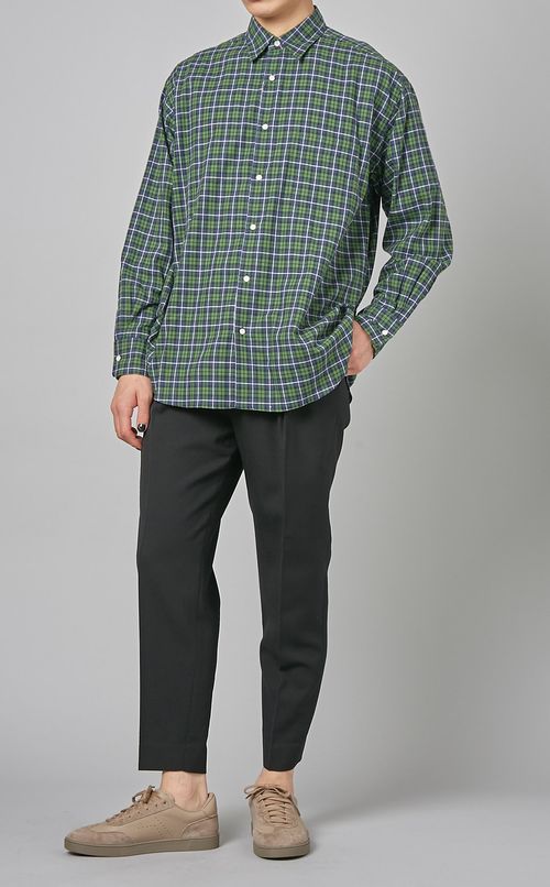 ウールテーパードパンツ