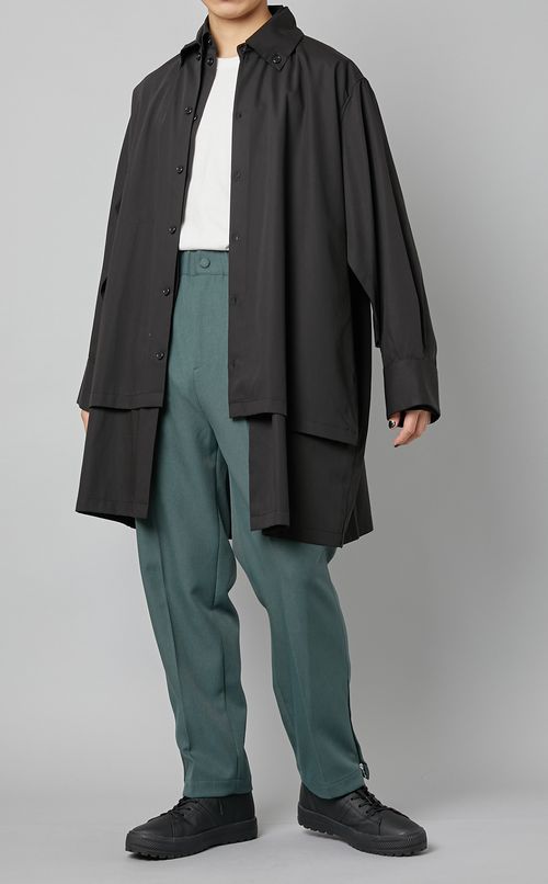 裾ジップイージートラウザー