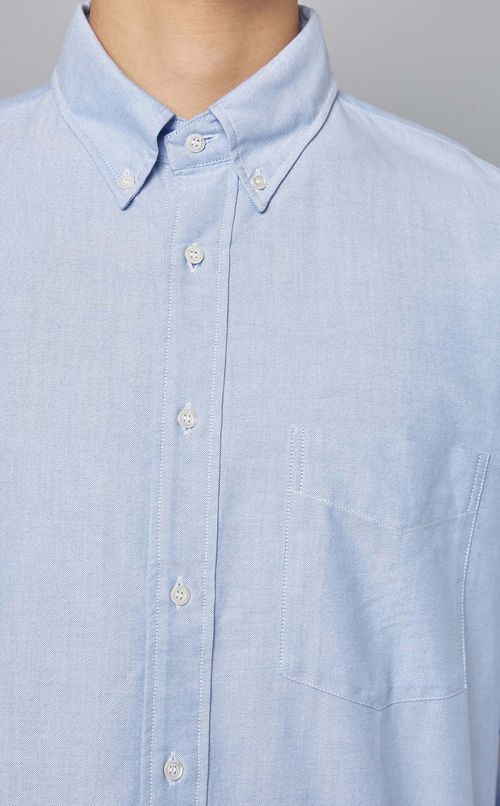 オックスボタンダウンシャツ