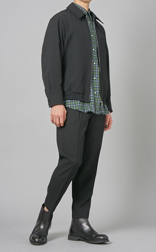 ウールテーパードパンツ