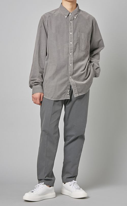 ライトコーデュロイボタンダウンシャツ