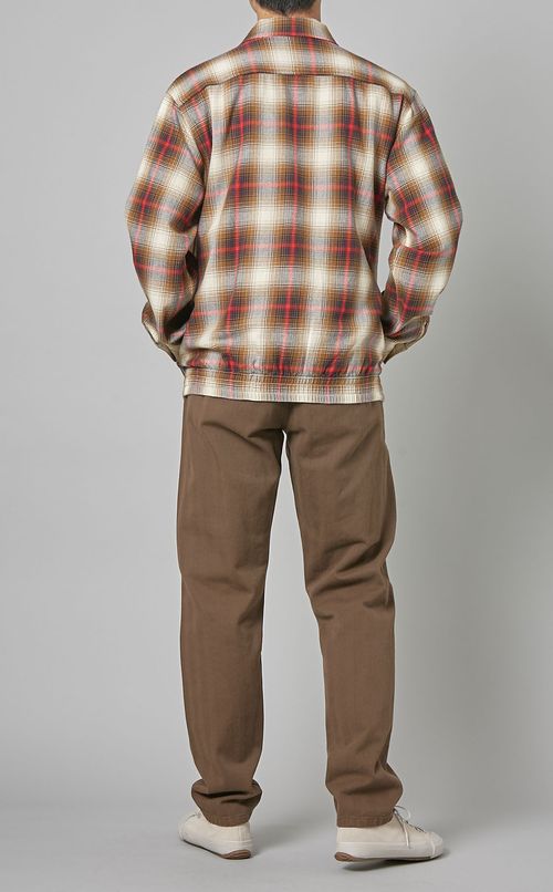 チェックシャツジャケット