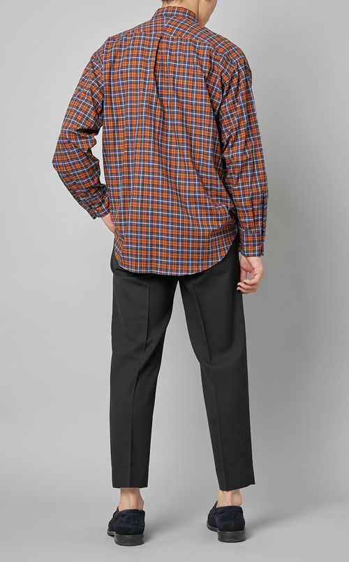 レギュラーカラーチェックシャツ