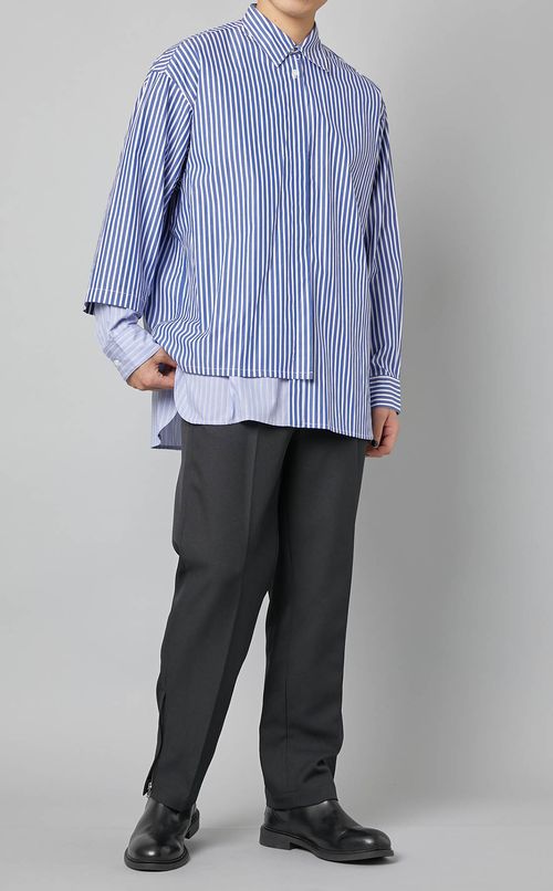 裾ジップイージートラウザー