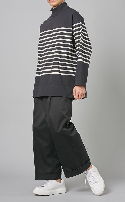 コットンチノワイドパンツ