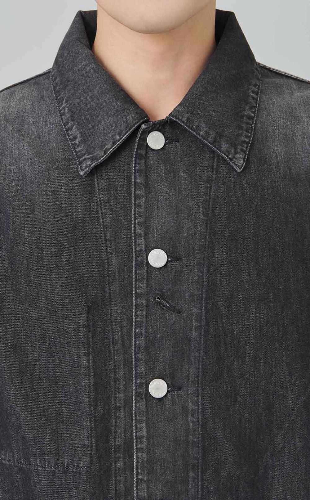 ウォッシュドデニムカバーオール