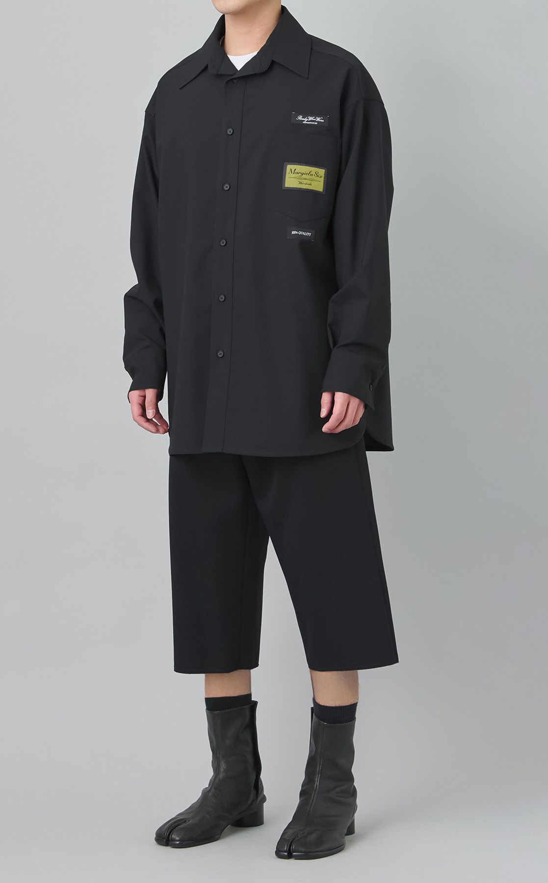 MM6 Maison Margiela｜ウールギャバジンショートトラウザー