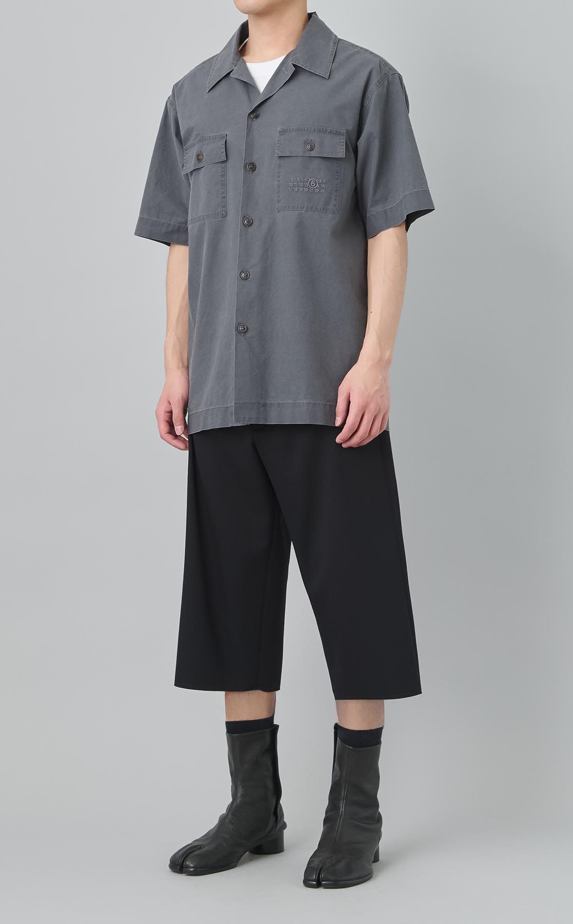MM6 Maison Margiela｜ウールギャバジンショートトラウザー