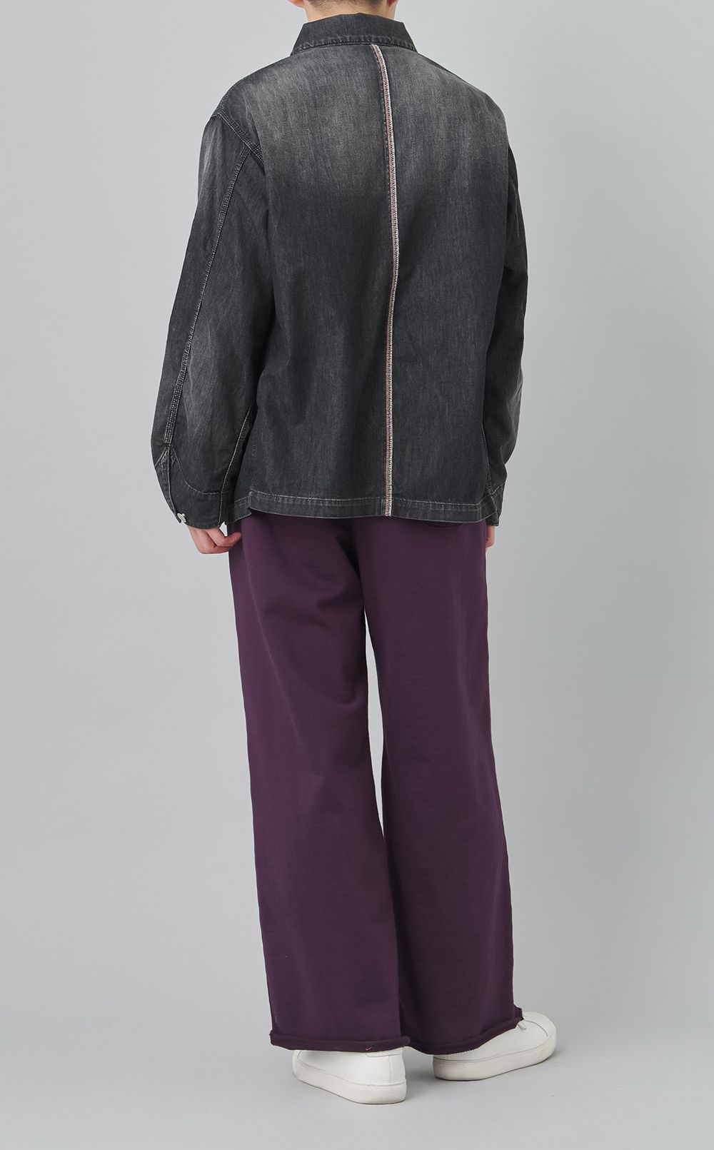 ウォッシュドデニムカバーオール