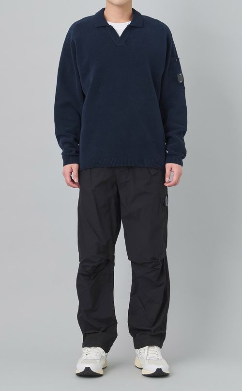 スキッパーポロニット