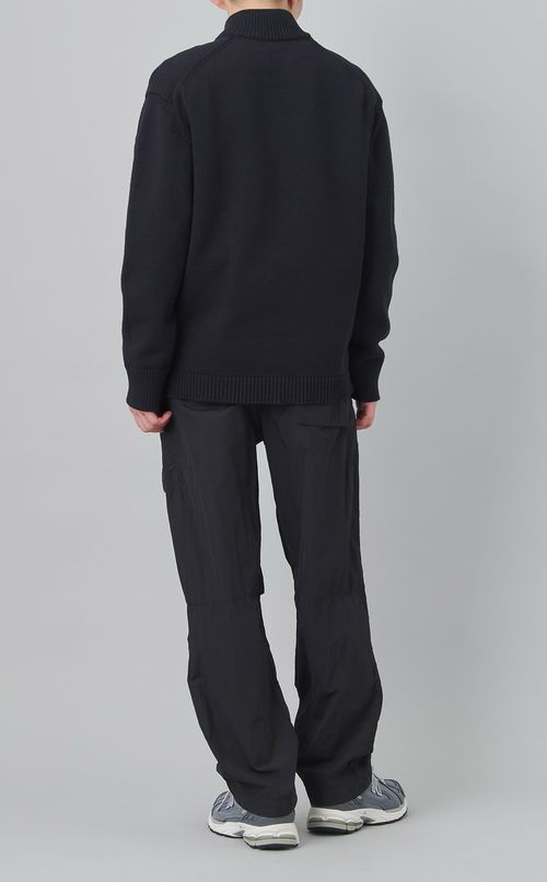 ベストドッキングジップカーディガン