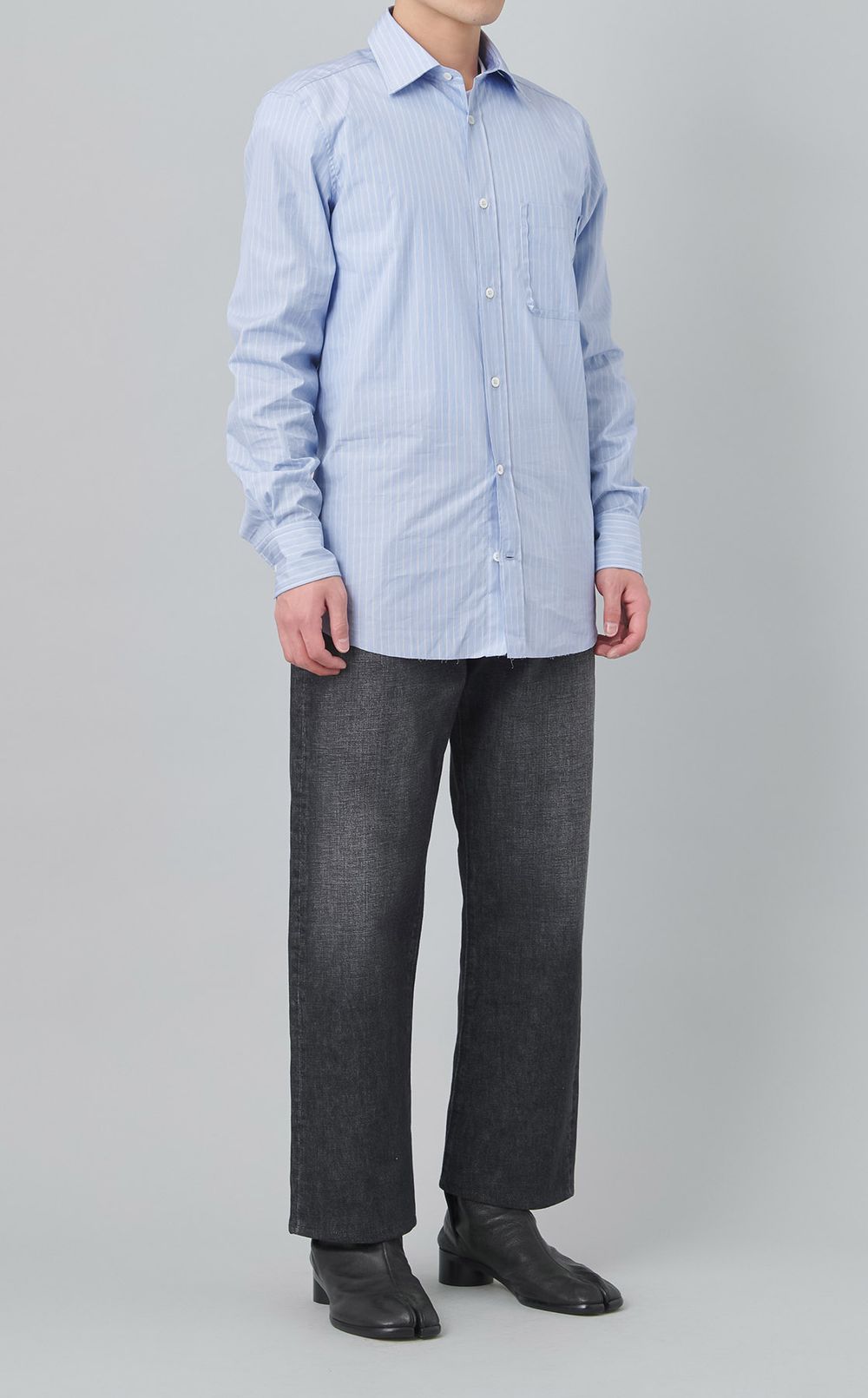 ウォッシュドデニム5ポケットパンツ