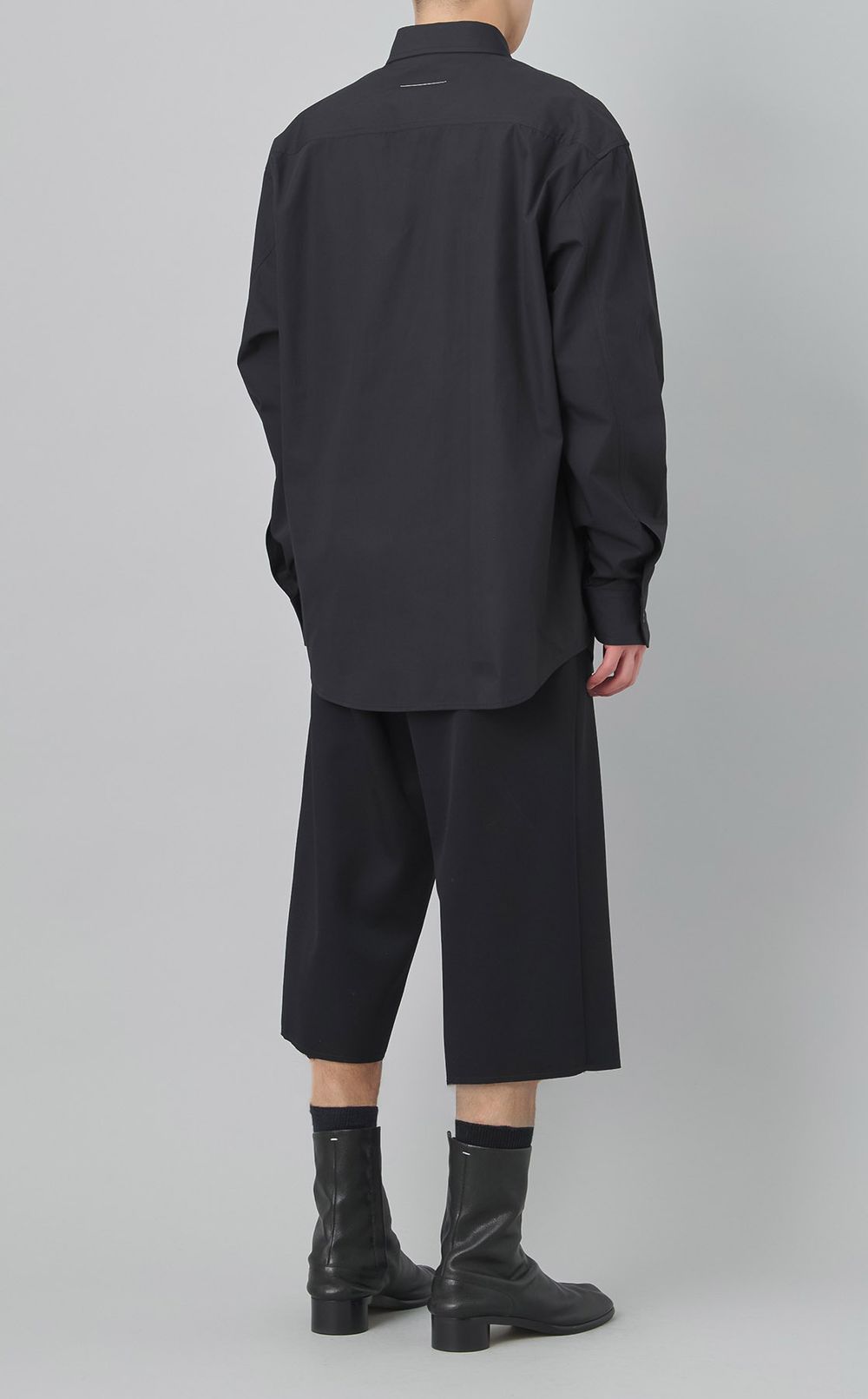 コットンポプリンピスポケットシャツ