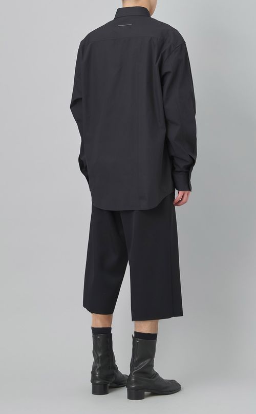 コットンポプリンピスポケットシャツ