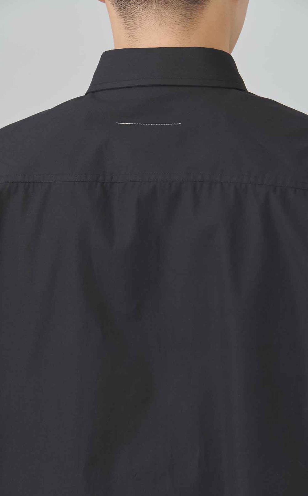 コットンポプリンピスポケットシャツ