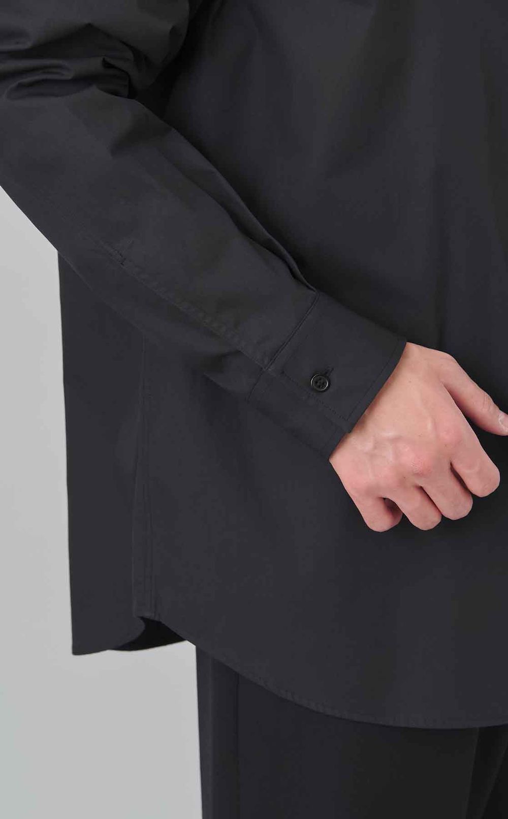 コットンポプリンピスポケットシャツ