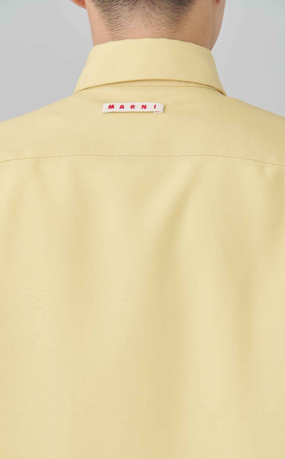 トロピカルウールロングスリーブシャツ