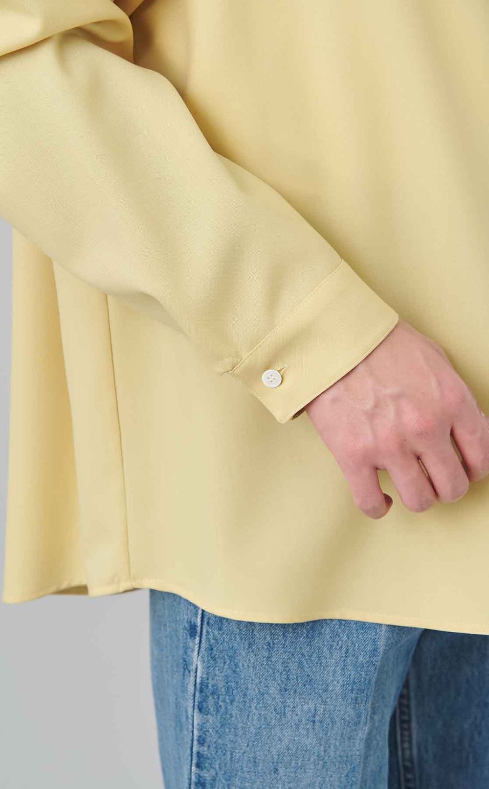 トロピカルウールロングスリーブシャツ