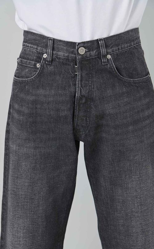 ウォッシュドデニム5ポケットパンツ