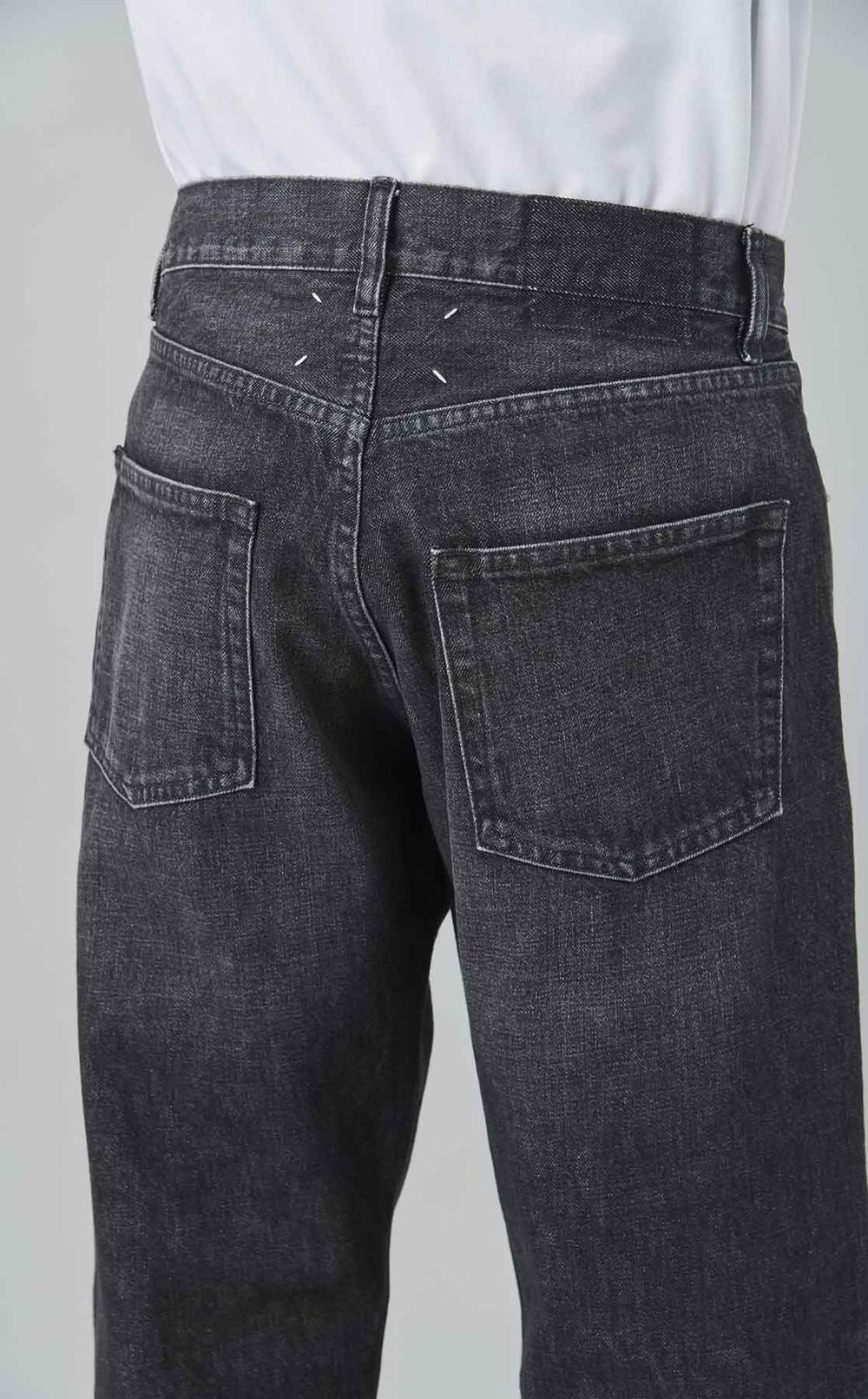 ウォッシュドデニム5ポケットパンツ