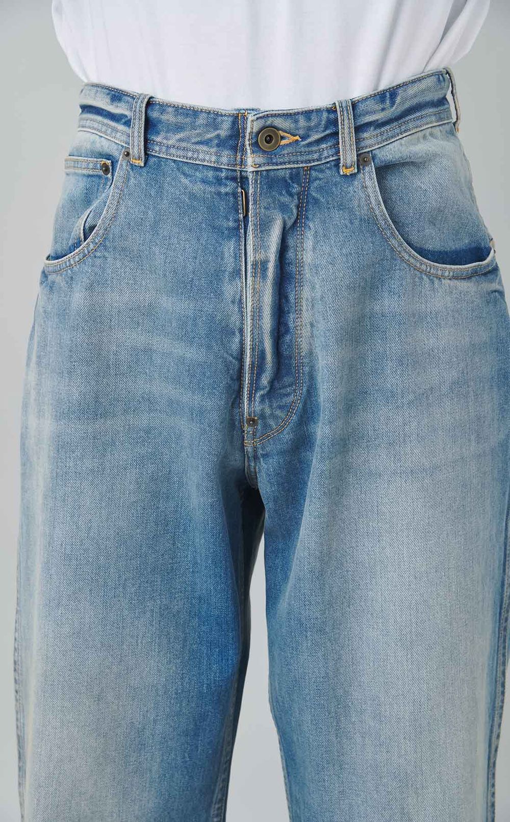 クロップド5ポケットデニムパンツ