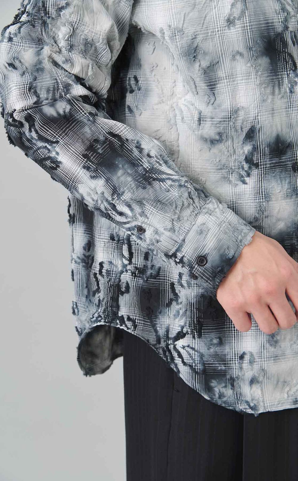 チェックランダムダイレギュラーシャツ