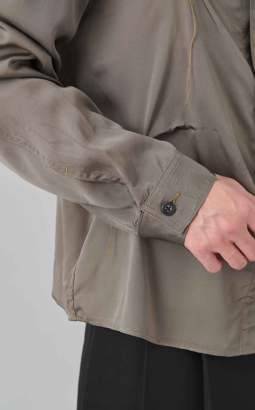 レーヨンシルクシャツジャケット