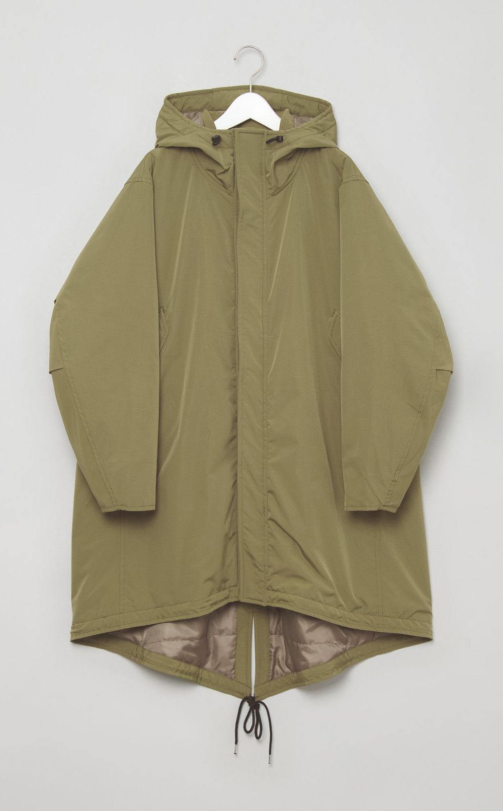 ストレッチフーディーモッズコート