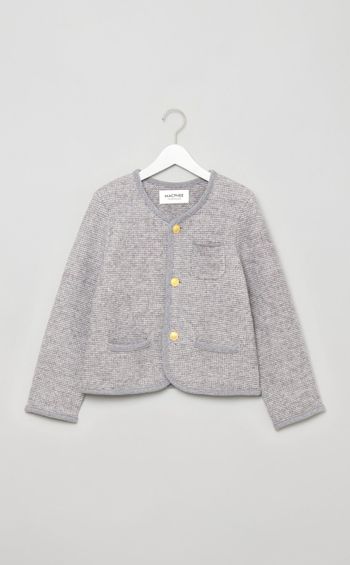 ウールツィーディーカーディガン