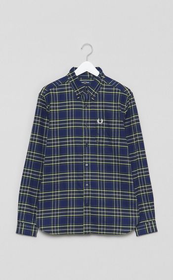 タータンチェックツイルシャツ