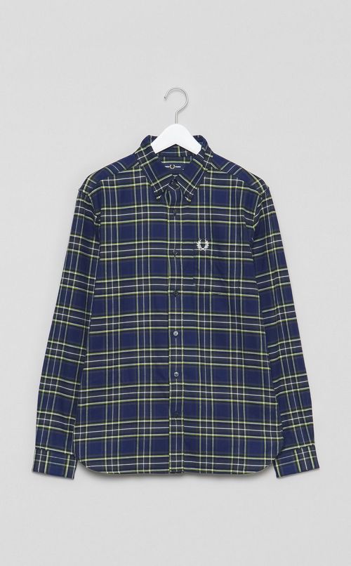 タータンチェックツイルシャツ