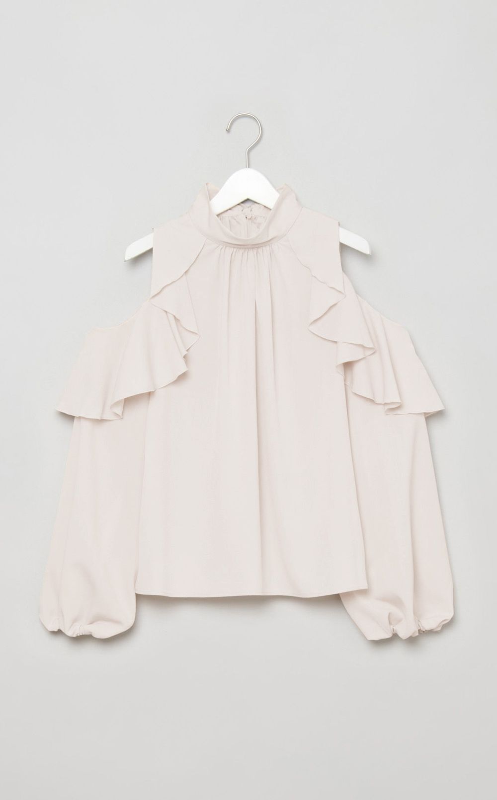 ショルダーフリル2wayブラウス