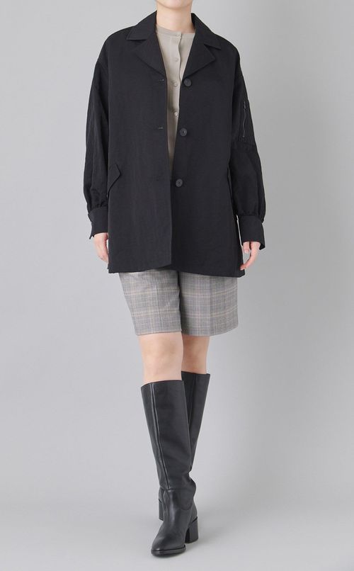 ウールクルーネックカーディガン