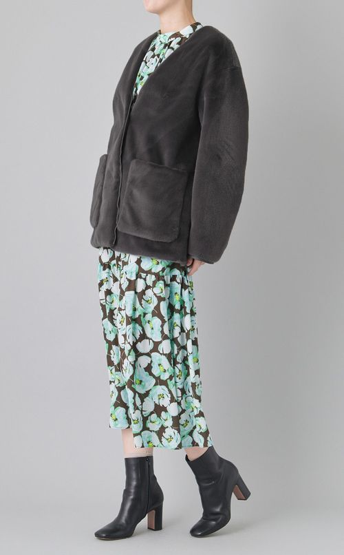 スムースファージャケット