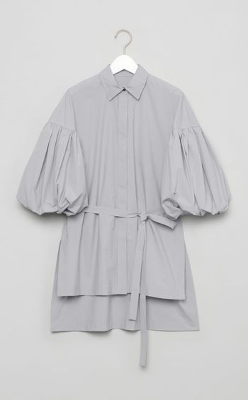 ブロードボリュームスリーブブラウス